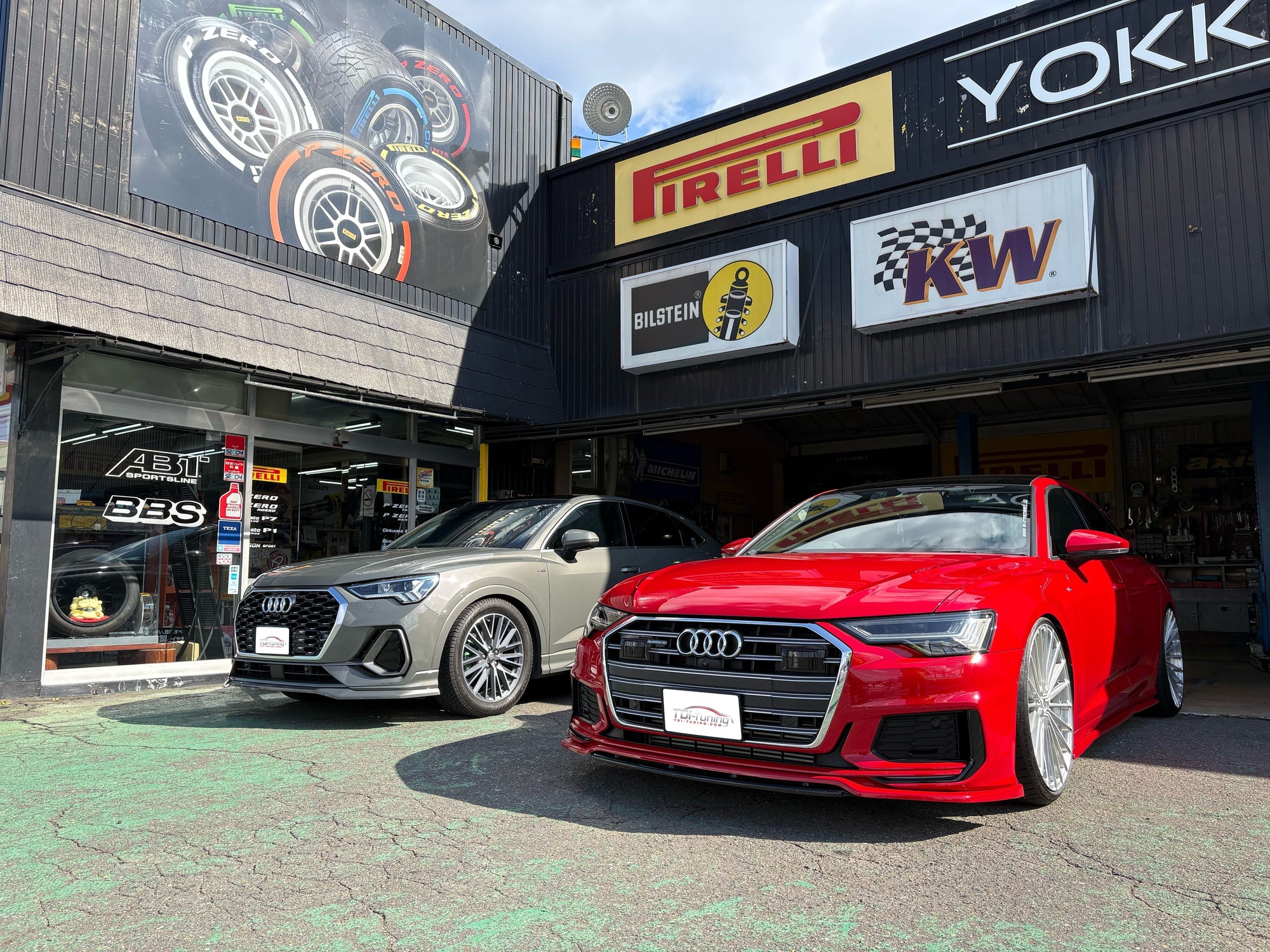 ピレリ四日市様でアウディマガジンの取材をしてきました❗️