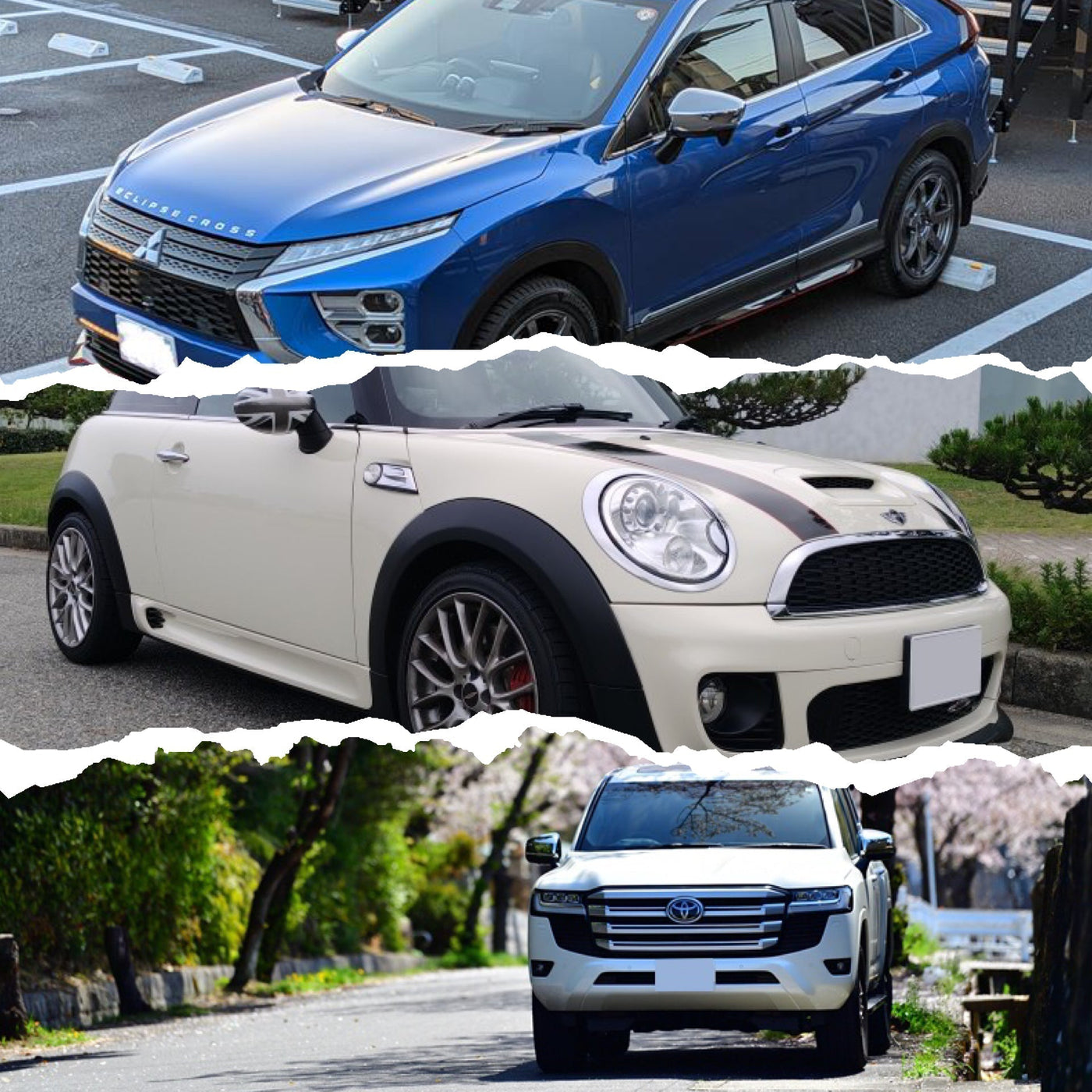エクリプスクロス・MINI R56JCW・ランドクルーザー300レビュー頂きました❗️