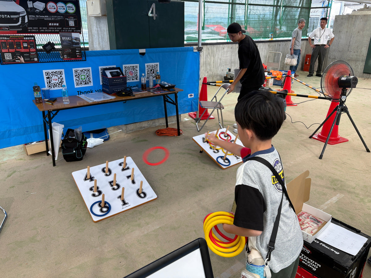 🎯 ラリーチャレンジびわ湖高島に出展！日本輪投げ協会公認の輪投げに行列ができました笑