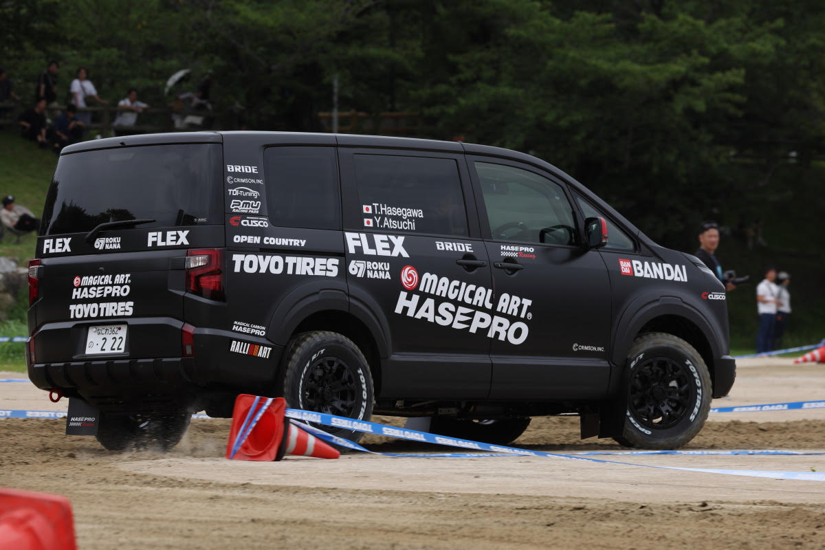 哀川翔様が総監督のFLEX SHOW AIKAWA Racing デリカD:5 (HASEPRO Racing 車両)にTDI Tuning装着❗️